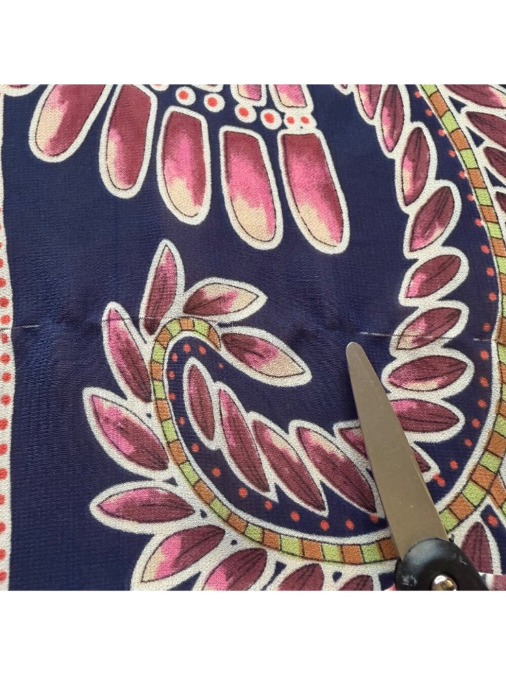 Harper Size M Multicolor Paisley & Floral Print Boho V-Neck Maxi Dress - Picture 9 of 16